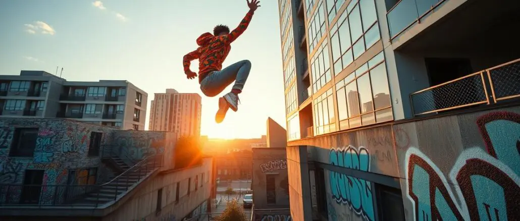 Freerunning Schlappen Vermögen und Biographie