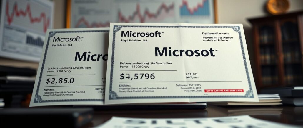 Microsoft Aktien Dividende